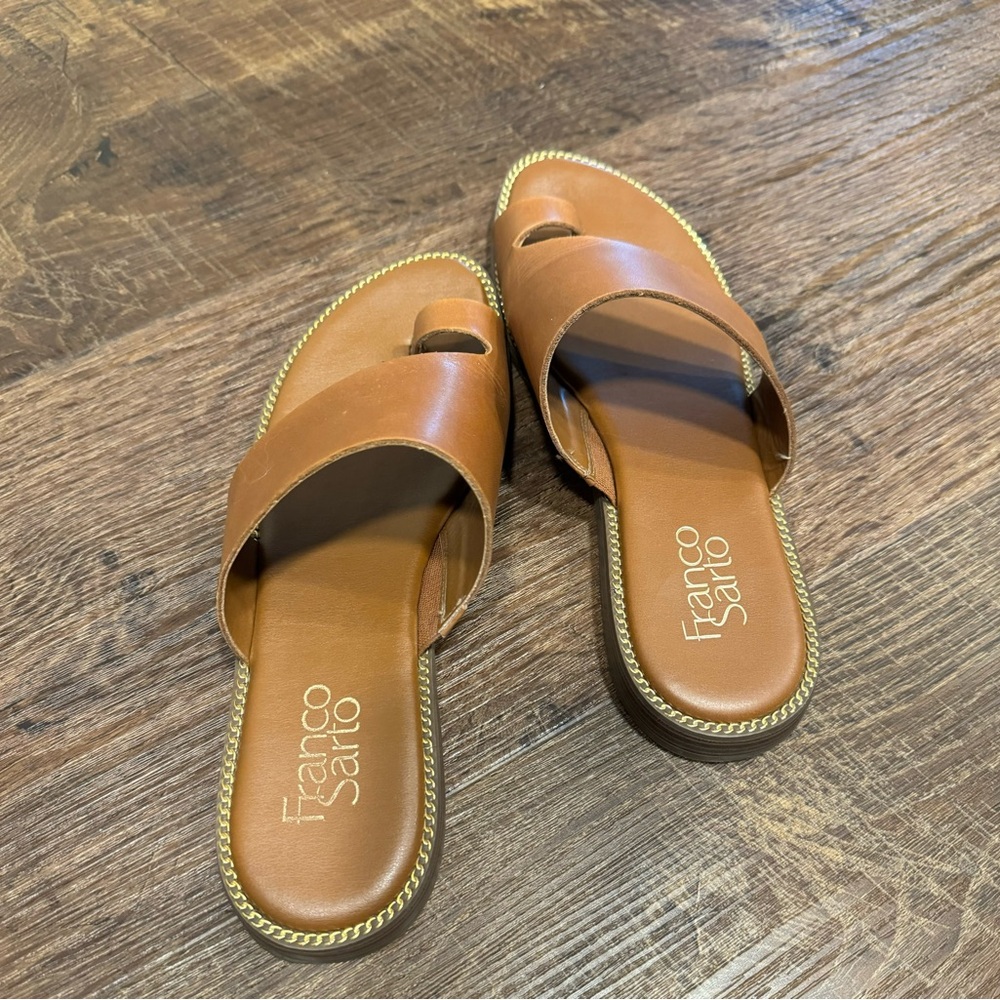 Franco Sarto leather sandals size 7